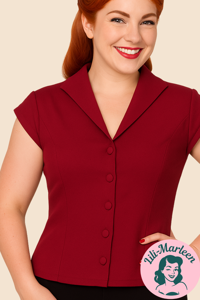 Skjorte: Dream master - Vinrød str. 36 - 54